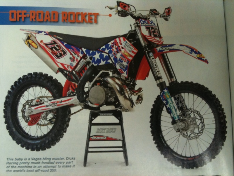 October 2010 Dirt Bike Magazine Patriot Kit 